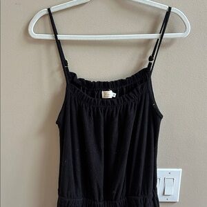 Phie Collective French Terry Cloth Long Jumper Black XL